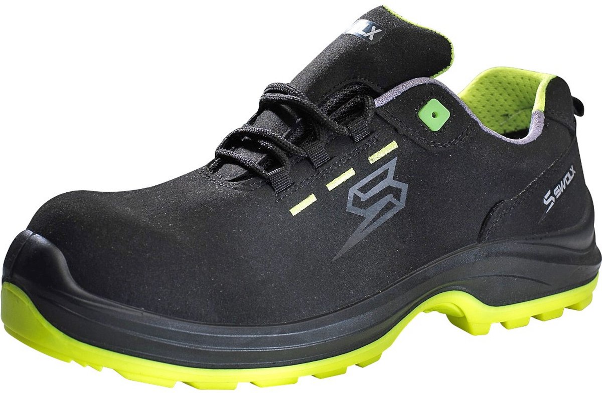 SWOLX Veiligheidsschoenen Heren S3 Combo X100 - Zwart Microfiber Suede Waterbestendig Anti-transpirant