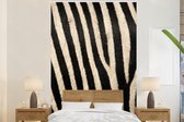 Behang - Fotobehang Dieren - Zebra - Patroon - Breedte 180 cm x hoogte 280 cm