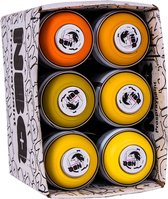 NBQ Slow Pro - Spray Paint - Sunny Tones - voordeelpakket van 6 kleuren