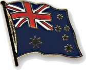 4x stuks supporters pin/broche/speldje vlag Australie 20 mm - Landen feestartikelen