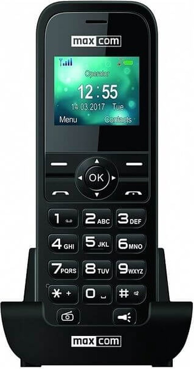 Maxcom MM41D - Téléphone fixe avec carte sim - MM41D