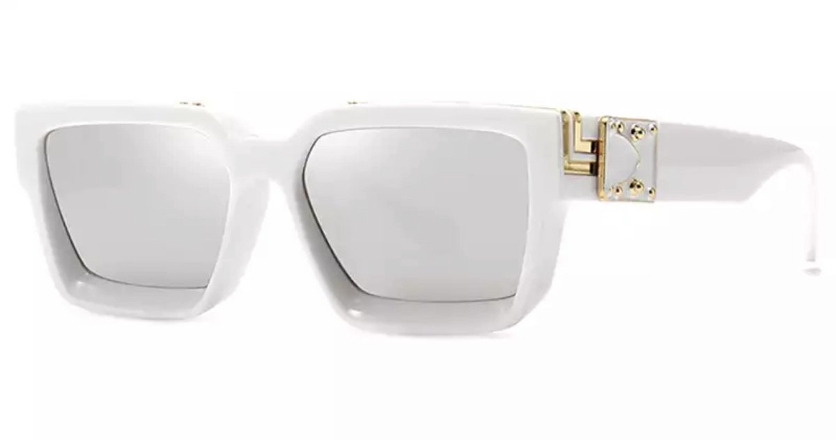 Heren zonnebril - Fashion White - Dames zonnebril - Sunglasses - Luxe design - U400 protection - HD