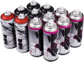 NBQ Slow Pro - Spray Paint - Bombing Box - voordeelpakket van 12 kleuren