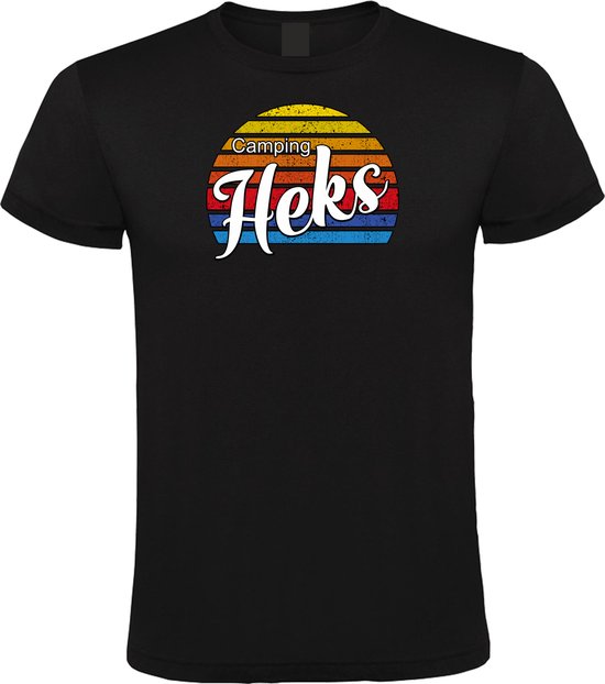 Klere-Zooi - Camping Heks [Retro] - Heren T-Shirt