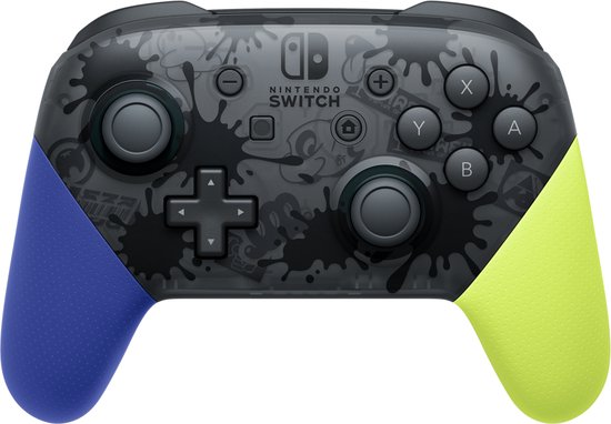 Nintendo Pro Controller Splatoon 3 Edition Noir, Vert, Violet Bluetooth  Manette de jeu... | bol.com