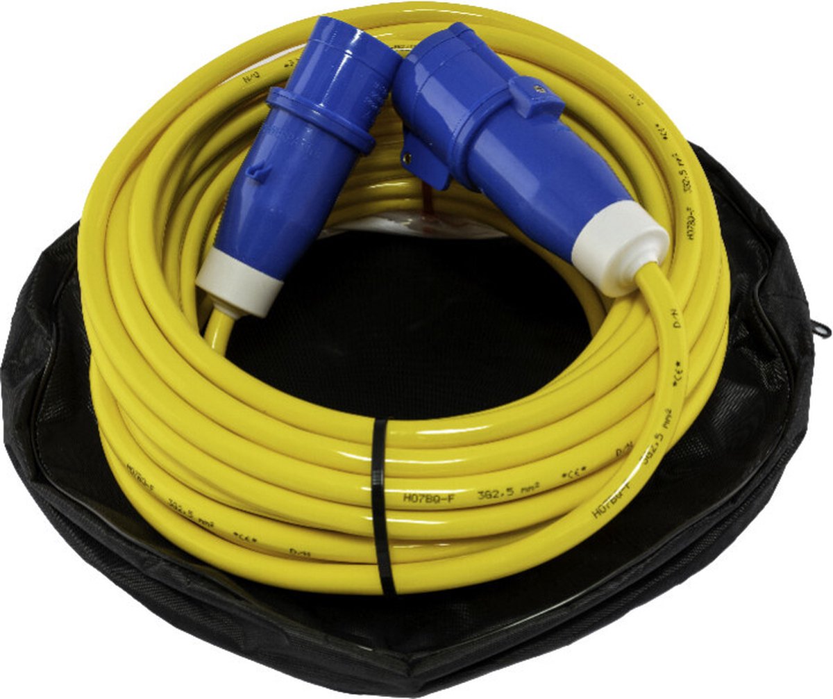 Hollex 25 meter Walstroomkabel 3x2,5mm² met CEE stekker