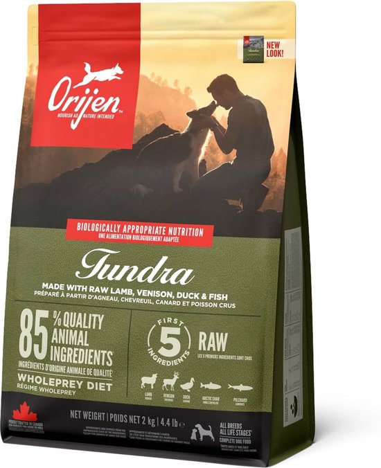 Orijen Whole Prey Tundra Dog - Geit & Zwijn - Hondenvoer - 2 kg