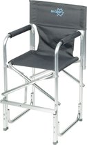 Bo-Camp Kindercampingstoel - Opvouwbaar - Aluminium - Antraciet