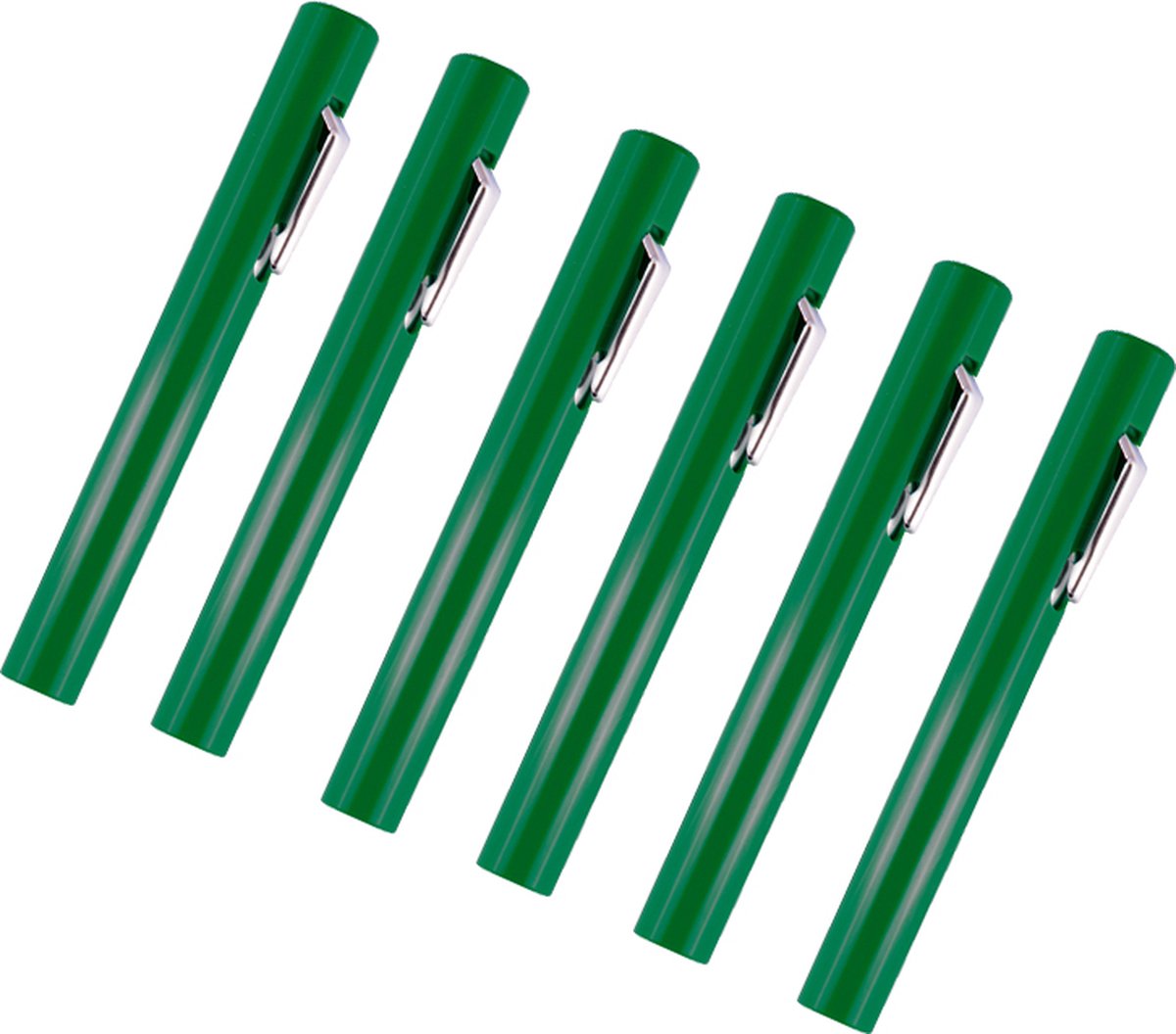 Goedkoopste 6x Pack Hospitrix Wegwerp Pupillampje / Penlight Green - Pupilreflex - Diagnostisch Lampje