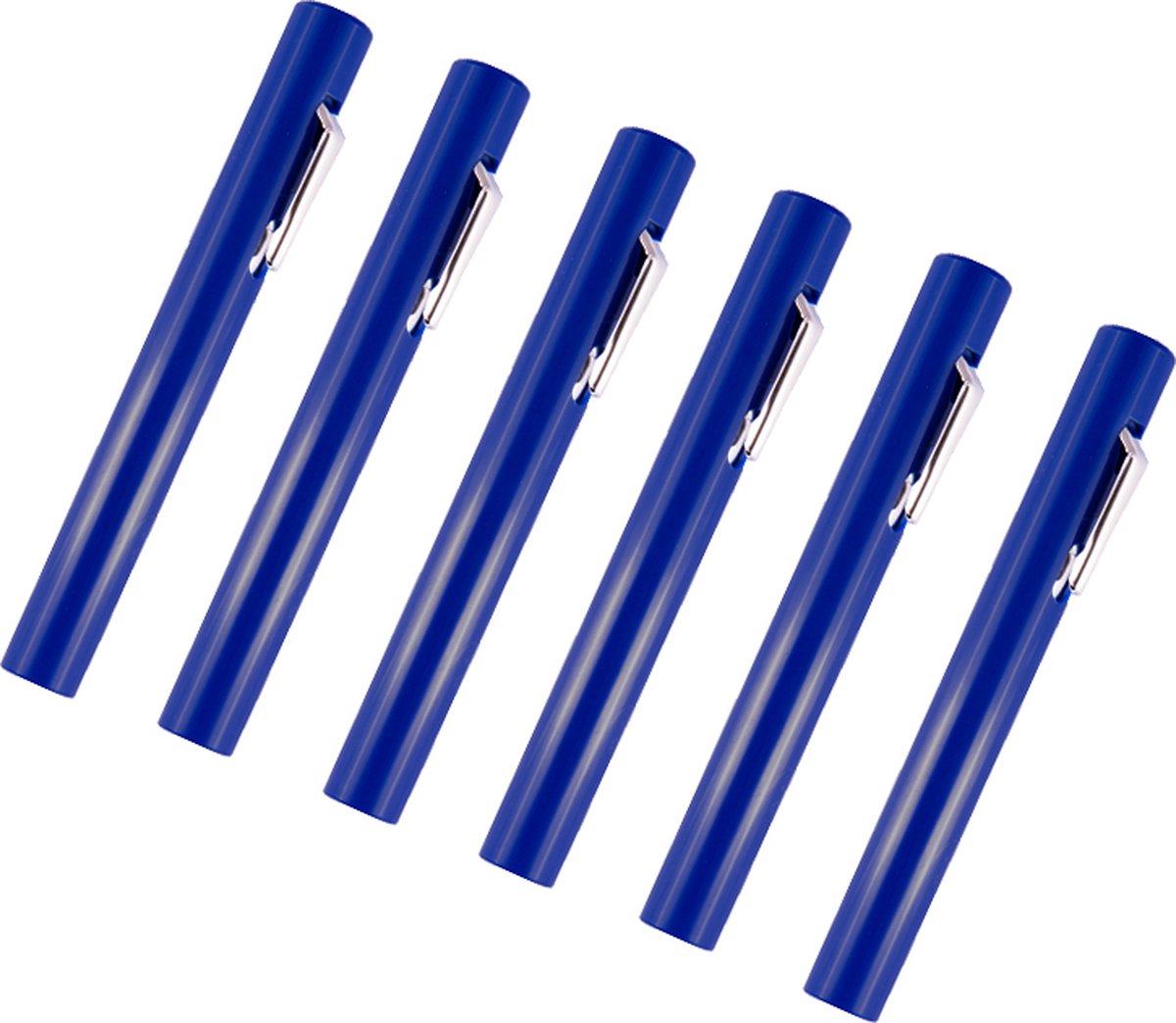 Goedkoopste 6x Pack Hospitrix Wegwerp Pupillampje / Penlight Blauw - Pupilreflex - Diagnostisch Lampje