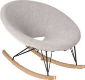 Quax Rocking Adult O Chair De Luxe - Sand Grey