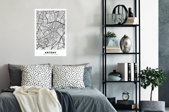 Affiche Carte - Plan - Plan de ville - France - Antony - 40x60 cm