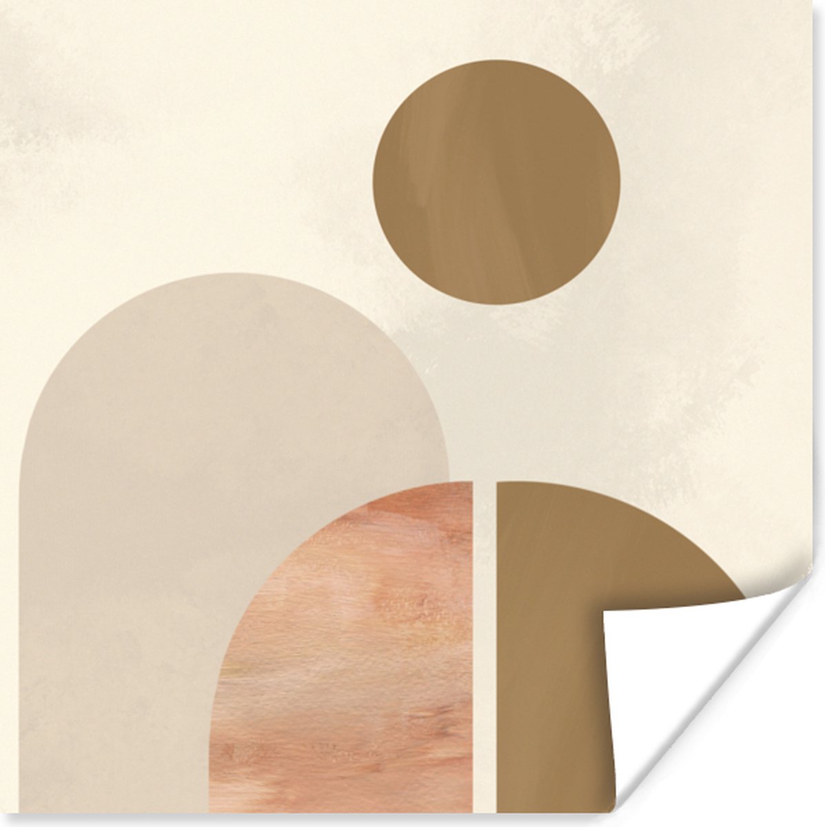 Poster Vormen - Abstract - Design - 75x75 cm