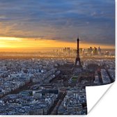 Affiche Paris - Skyline - Soleil - 50x50 cm