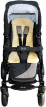 WOOOL® Schapenvacht Opleg Buggy - Baby - Medicinaal - 100% Echte Schapenwol  - Kinderwagen en Autostoel