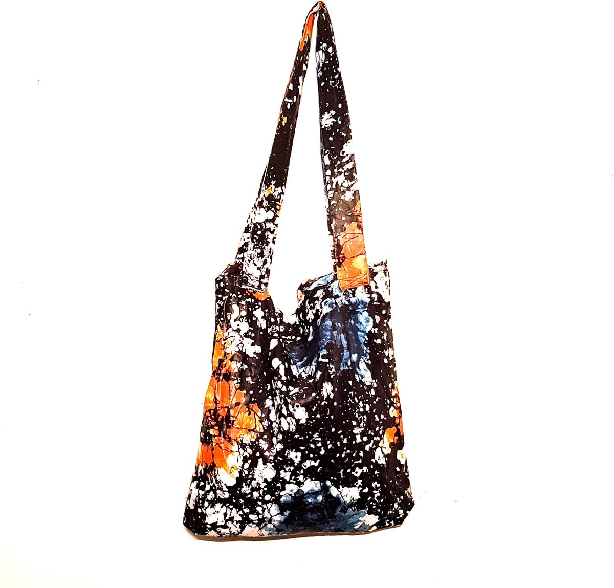 Ladybag ǀ Tote bag ǀ Shoppertas - Snowfall - Kitenge - Handmade