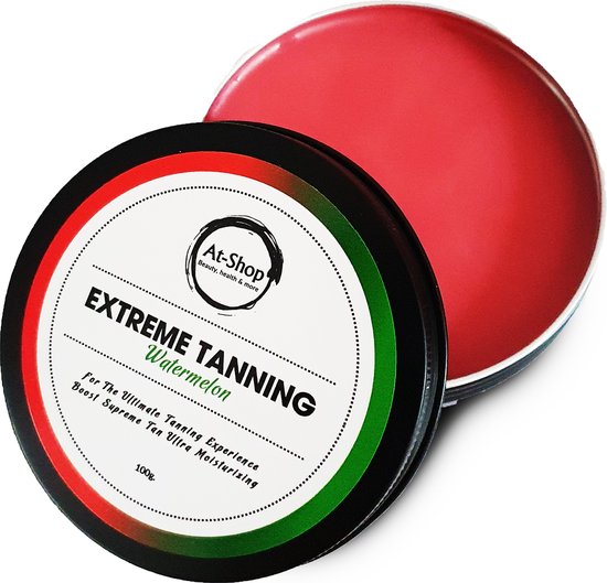 Extreme Tanning |NIEUWE GEUREN| Shine Brown | Tanning butter| Snelbruiner| Zonnebank creme | At-Shop | Sneller bruin | Zonnecreme | Zonnebrand| Snel bruiner | Watermeloen
