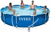 Intex zwembad Metal frame pool - 366 x 76 - inclusief filterpomp