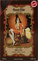 Henne Color - Henna Poeder - Brun/Brown/Bruin