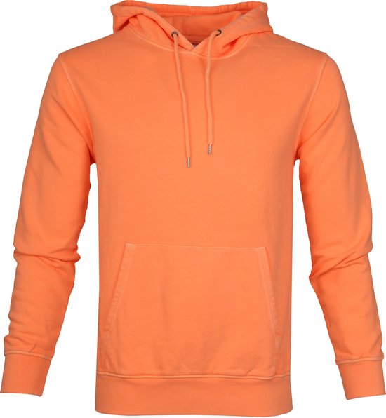 Colorful Standard - Hoodie Neon Oranje - Heren - Maat XXL - Regular-fit