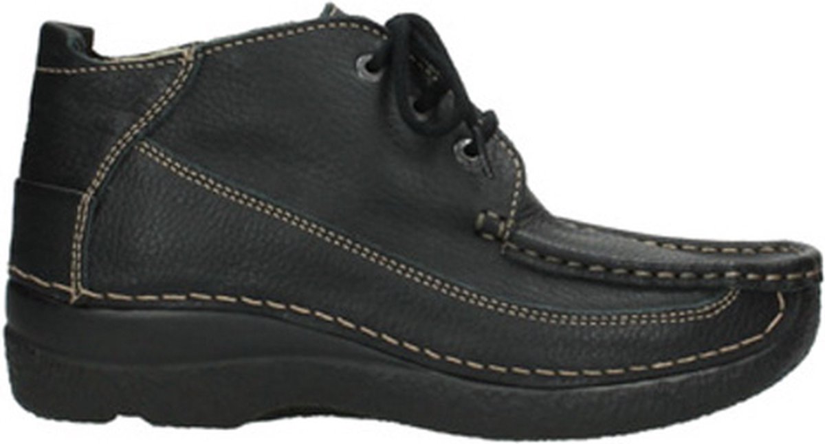 Wolky Comfortschoenen Roll Moc leer Zwart