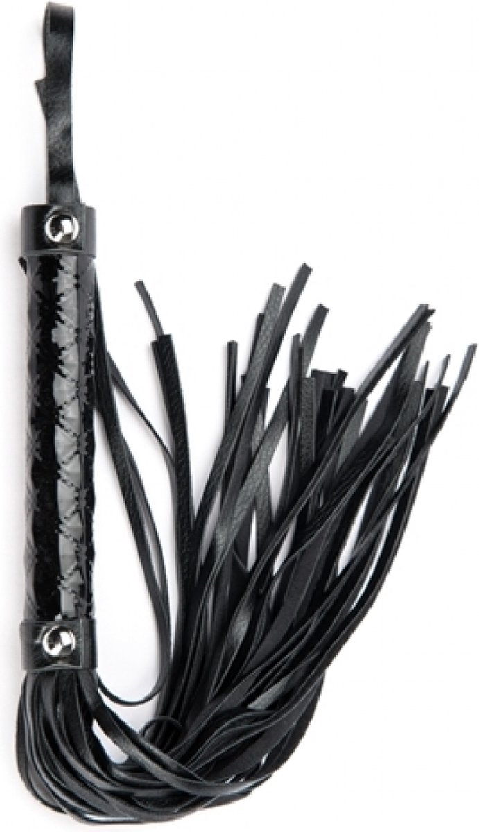 Power Escorts - Flogger zweep Zwart - 45cm - Kinky zweep - Tem je partner!! - AF001029