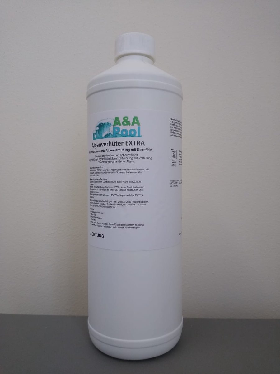 Anti Alg 1L voor zwembaden - Fles 1Ltr 1 Liter