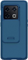 Telefoonhoesje geschikt voor OnePlus 10 Pro - Nillkin CamShield Pro Case - Blauw