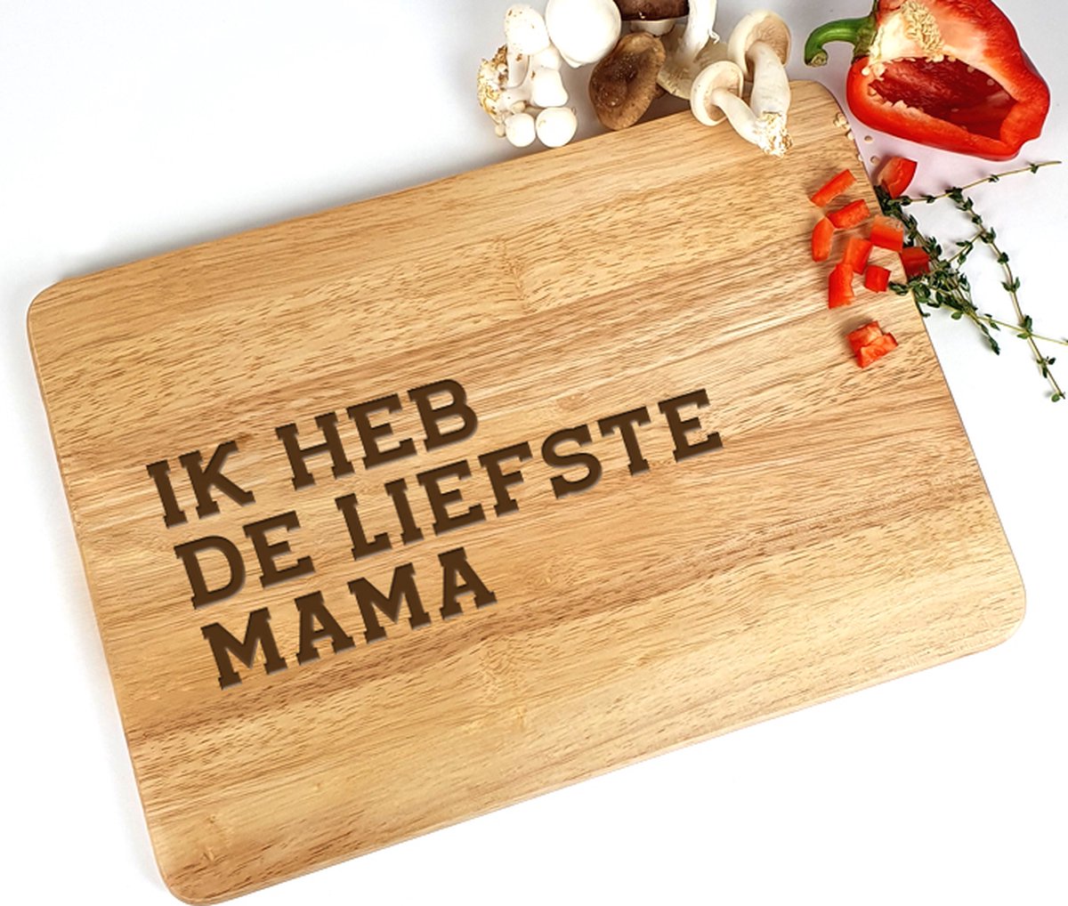 Passie Voor Stickers Snijplank Van Bamboe Met Gelaserde Tekst: Mama We Hebben Geprobeerd Het Beste Cadeau Passie Voor Stickers Snijplank Van Bamboe Met Gelaserde Tekst: Mama We Hebben Geprobeerd Het Beste Cadeau