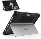 Hoes geschikt voor Microsoft Surface Pro 8 - Inclusief Schouderband - 13 inch - Compatible met Toetsenbord - Zwart