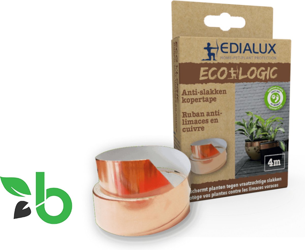 Anti-slakken Kopertape - bestrijd slakken - verjagen van naaktslakken - 100% natuurlijke bestrijding