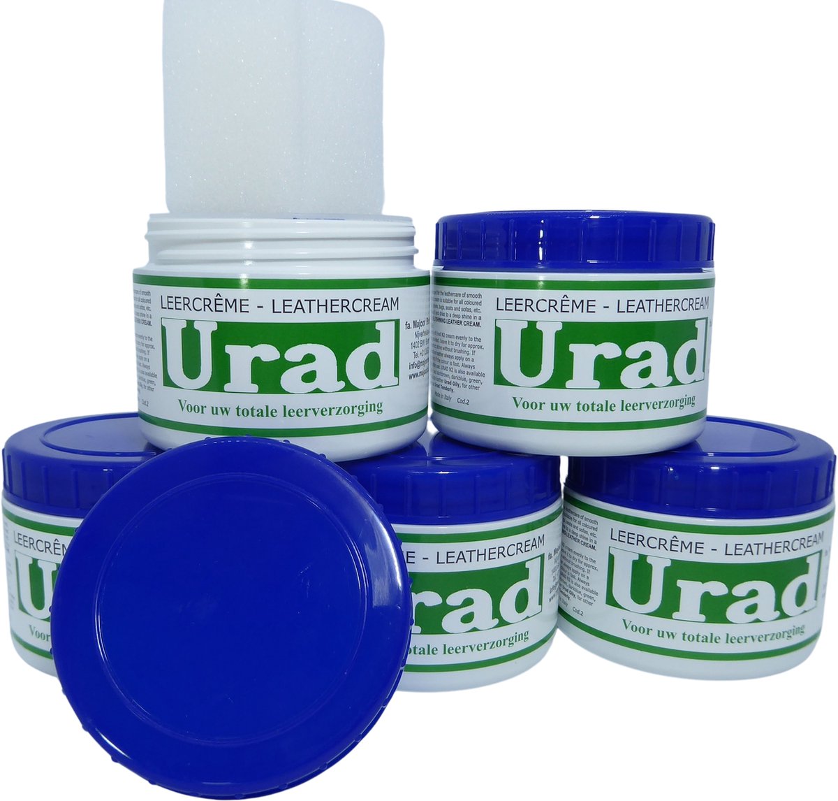 URAD N2 Leder creme zelfglanzend - Donkerblauw - 950 gram