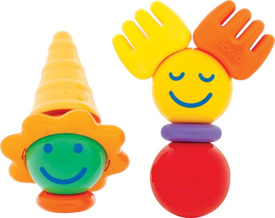 Stick-O Creator Set - magnetisch speelgoed - 60 stuks - magneten speelgoed - baby blokken