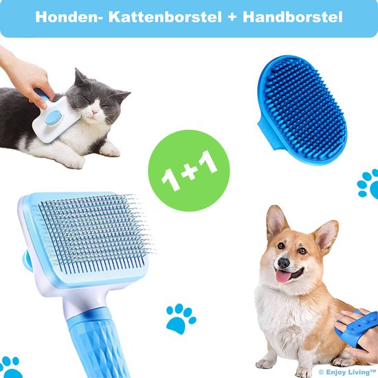 Beeztees Flexibele Slickerborstel | Hond | Bestel