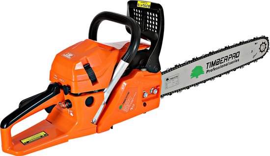 TIMBERPRO - Kettingzaag - Benzine - 62 cc - Zwaardlengte 50 cm - Transportzak - 2e ketting van TimberPro — afbeelding 5