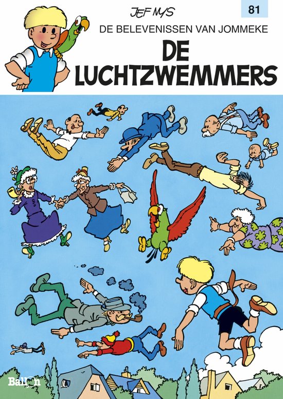 Cover van het boek 'Jommeke: 081 De luchtzwemmers' van J. Nys