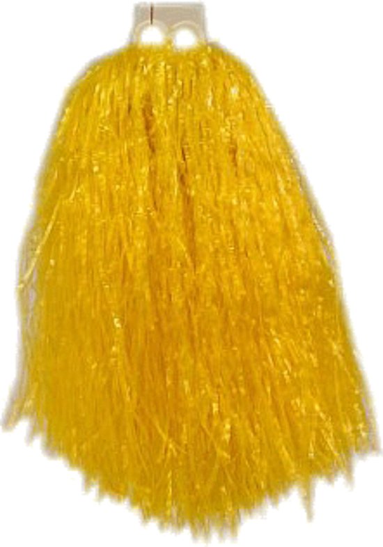 6x pom-pom girls Cheerleader pompons or 33 cm - Accessoire de