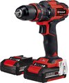 Einhell Accu Klopboor-/Schroefmachine TE-CD 18/40 Li-i +64 Kit - Power X-Change - 18 V/Li-ion - 40 Nm - 2-versnellingen - Max. 24.000 slagen/min - Incl. 2x 2,0 Ah accu, oplader & accessoires