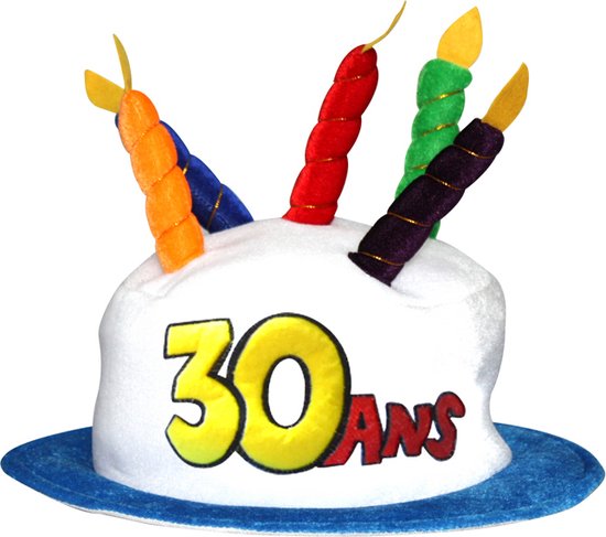 Surprisez Vous Bonnet Anniversaire 30 Ans Chapeaux Humour Bol Com