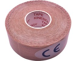 Fysio tape - kinesiotape - kinesiologie tape - Blaren tape - Sporttape kinesiotape - Sporttape huidskleur - Fysio tape - kinesiotape beige - Blaren Beige - Lengte van 5M - Breedte van 2,5CM