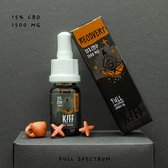 15% Recovery CBD Olie Full Spectrum [1500mg CBD] KIFF CBD Gecertificeerd door HanfAnalytik | Vegan & Keto