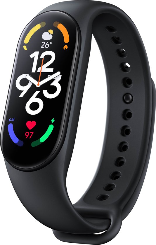 Xiaomi Mi Band 7 - activity tracker - horloge met stappenteller - Europese variant - Zwart