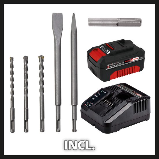 Einhell HEROCCO 36/28 Li Solo Accu Boorhamer - Vergelijk prijzen