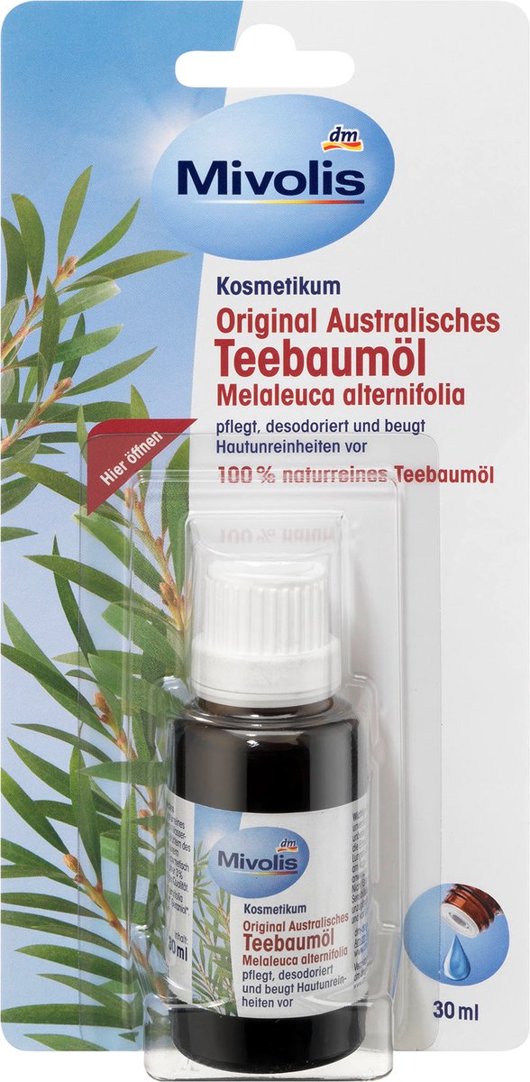 Mivolis 100% Natuurzuivere Theeboomolie 30ml flesje