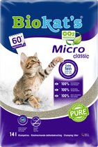Biokat's Micro Classic - litière pour chat - Agglomérante - 14L