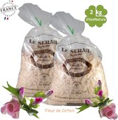 Flocons de savon de Marseille 2 x 1 kg fleur de coton | marque Le Sérail | Sans conservateur - couleur