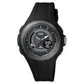 Q&Q model gw91j002y-(sport)horloge-digitaal en analoog-10 bar waterdicht- sporten/zwemmen-stopwatch-2 tijden-datum en dag-alarm