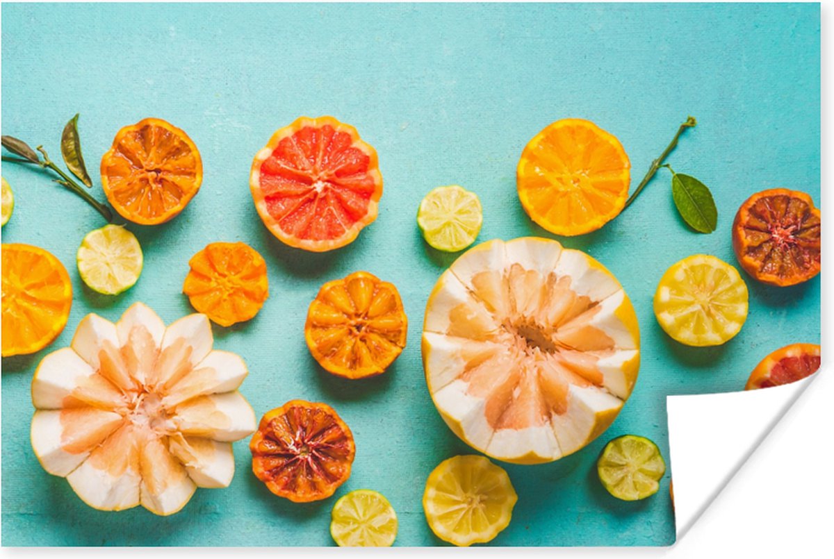 Poster Citrus - Zomer - Fruit - 60x40 cm