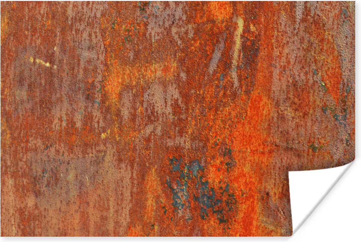 Poster Roest - Industrieel - Staal - 120x80 cm