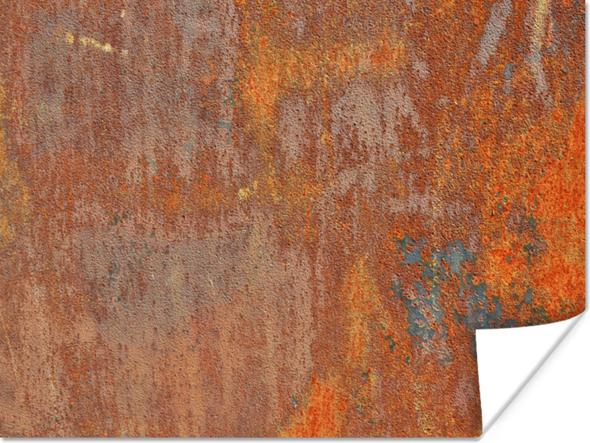 Poster Roest - IJzer - Industrieel - Oud - 80x60 cm